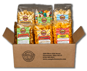 6 Pack Variety of Popcorn Bags