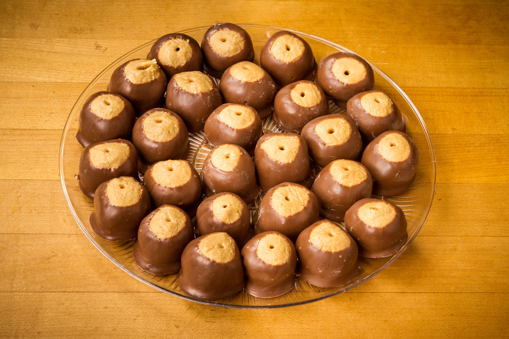 Plate of buckeyes