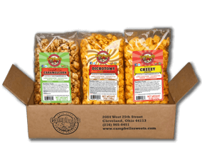3 Pack Variety Box of Popcorn Bags