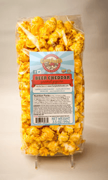 Beer Cheddar Popcorn bag